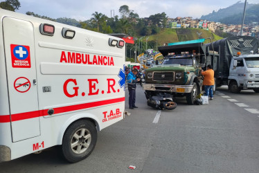 El accidente de este miércoles.