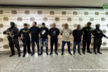 Los capturados presuntamente enviaban droga hacia Estados Unidos y Centro América 