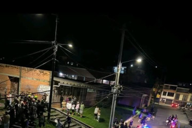 Sector donde ocurrió el crimen.