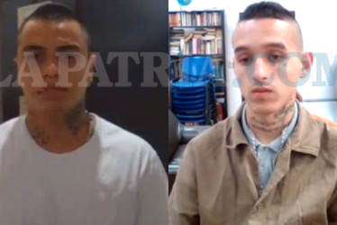 Darwin Buitrago Bernal y Juan Camilo Meza Morales, recluidos en cárceles de Caldas y Tolima, aceptaron que intentaron matar al otro hombre.