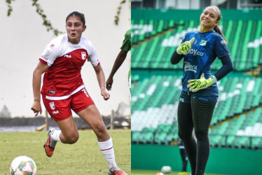 Daniela Garavito, de Santa Fe, y Luisa Agudelo, del Deportivo Cali, están listas para la final de la Liga Femenina. Ambas tienen proceso en las selecciones juveniles de Colombia.