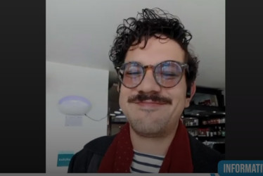 El escritor colombiano Felipe Núñez Mestre, autor del libro Querido muerto mío 