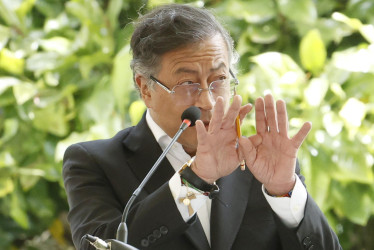 Gustavo Petro, presidente de Colombia.