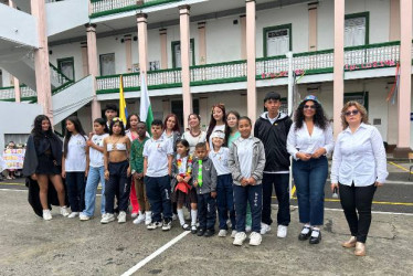 Fotos I Cortesía para LA PATRIA  El Festival de la inclusión y la diversidad recorrió el colegio con diversos mensajes, que llamaron la atención en la comunidad educativa.