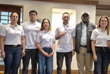 Ellos son los integrantes en Manizales del Comité del Movimiento Valientes que respalda a la precandidata presidencial Vicky Dávila. 