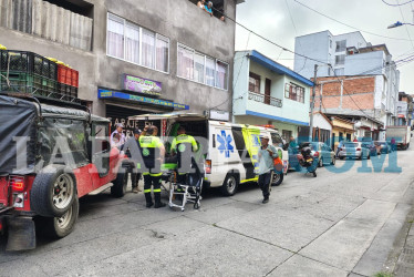 La emergencia se registró en la mañana de este martes, en casco urbano de Villamaría.
