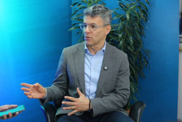 El manizaleño Álvaro Urquijo, presidente del Icetex, estuvo en Manizales, donde adelanta proyectos de convenios con universidades, Gobernación de Caldas y Fundación Luker.