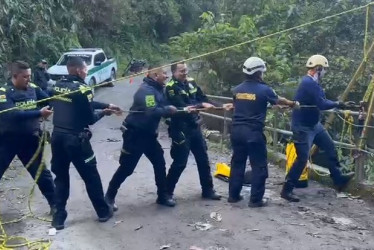 El rescate del cuerpo en Pan de Azúcar.