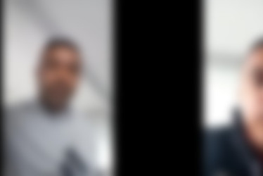  Los dos señalados de agredir a un uniformado.