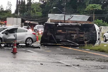 Son varios los sectores específicos de Pereira con elevada accidentalidad