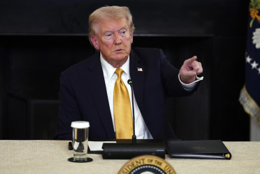 Donald Trump, presidente de Estados Unidos. El mandatario escaló su ofensiva contra carteles latinoamericanos que considera terroristas.