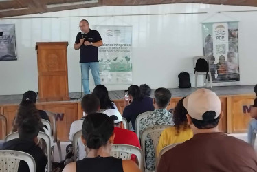 Pbro. Alberto Aristizábal Franco, habló en la apertura del Festival sobre las riqueza y fortalezas con la coporación. 