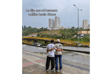 El influencer manizaleño Camilo Cifuentes reveló que su hermano Miguel Ángel también hace videos para redes sociales.