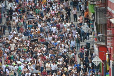 Foto I Archivo I LA PATRIA  Calles de Manizales serán testigas de una nueva moviolización de los profesores de colegios estatales. Exigen otra vez servicio de salud digno, entre otras peticiones.