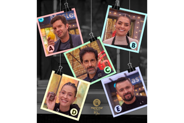 Las 5 celebridades que participaron en el reto de eliminación de este miércoles (22 de octubre) en MasterChef Celebrity 2025.