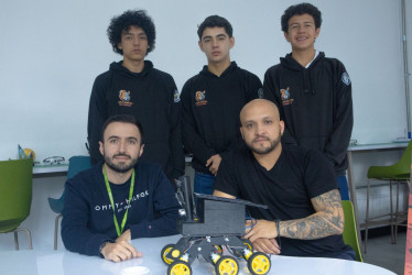 El club de robótica del colegio San Luis Gonzaga que irá a Panamá a la World Robot Olympiad (WRO por sus siglas en inglés). 