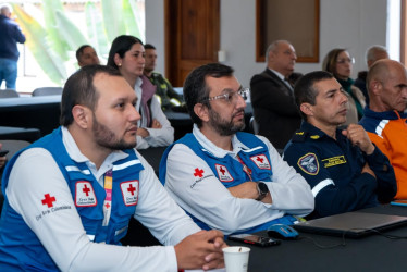 Los participantes en el eventos. 