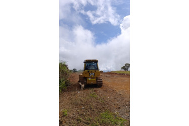 Este es el terreno donde está proyectado hacer la pista de motocross.