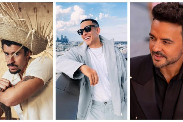 Bad Bunny, Daddy Yankee y Luis Fonsi. 