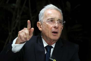 Álvaro Uribe Vélez, expresidente de Colombia (2002-2010).