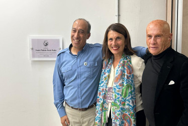 En la inauguración del Auditorio Juan Pablo Ruiz Soto en Manizales