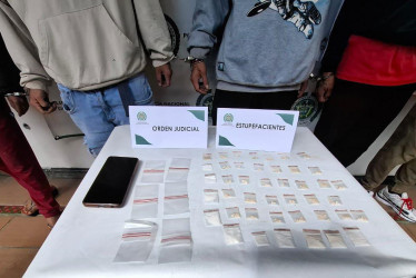 En el operativo capturaron a seis personas señaladas de expender estupefacientes en Salamina.