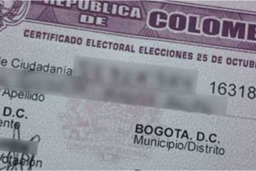 Este documento es el que certifica que el ciudadano participó en un proceso electoral en el país. 