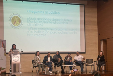 Este viernes en el auditorio del Banco de la República comenzó la Semana del Cambio Climático, Acciones por la vida,