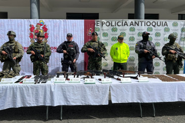 El operativo se efectuó contra una subestructura con presencia en el Eje Cafetero.