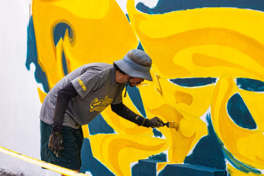 Hasta el 25 de octubre el Festival Pereira Querendona estará pintando en la la carrera 3ª entre calles 19 y 20 de Pereira 