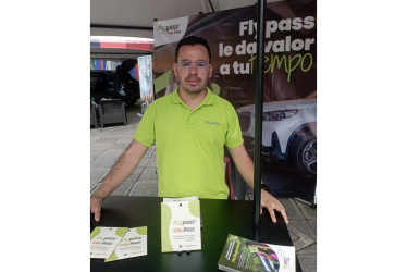 Diego Pava, asesor de ventas de Flypass