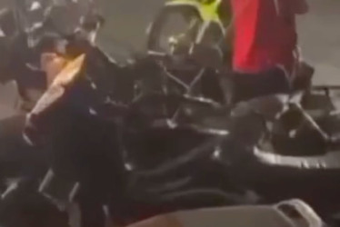 El hecho ocurrió hacia las 4:00 a.m.,, en el sector de la variante Turín – La Popa, jurisdicción de Dosquebradas.