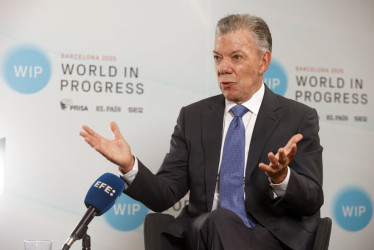 El expresidente Juan Manuel Santos.