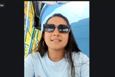  Julieth Viviana Ramírez, quien hace parte de todo el equipo del evento Policromía Tour 2025. 