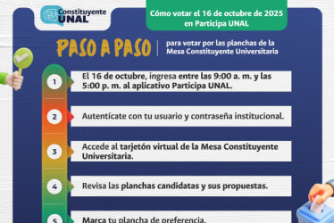 Imágenes I Cortesía Unal I LA PATRIA  Estudiantes, docentes, administrativos y egresados participarán este jueves 16 de octubre del 2025 en la elección de representantes a la Mesa Constituyente Universitaria (Mecun) de la Universidad Nacional. 