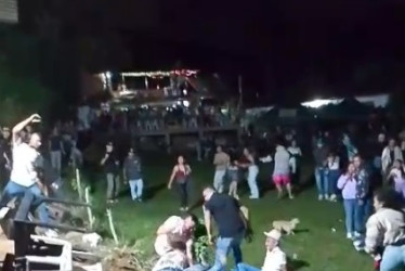 Aunque se reportaron supuestamente dos personas heridas, no se conocen denuncias por estos hechos.