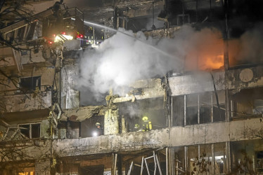 Seis personas han muerto en Kiev y otras tres han perdido la vida en la región rusa de Rostov como consecuencia del intercambio de ataques.