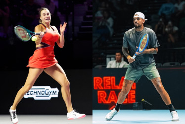 Aryna Sabalenka y Nick Kyrgios, los tenistas que revivirán la "Batalla de los Sexos" en Dubái.