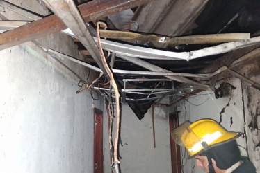 Incendio atendido por Bomberos 