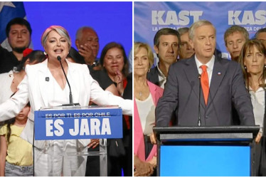 Jeannette Jara y José Antonio Kast se enfrentarán en la segunda vuelta para elegir al sucesor de Gabriel Boric en la Presidencia chilena.