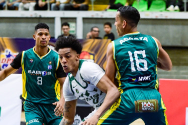 El segundo juego entre Paisas y Sabios de Caldas por la Liga de Baloncesto en Medellín.