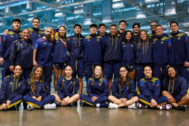 intensas batallas deportivas la delegación de Colombia