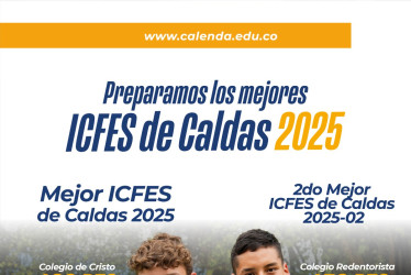 Los mejores puntajes ICFES de 2025 se prepararon en Calenda
