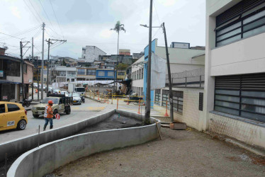 OBRAS DEL BULEVAR DE SAN JORGE EN MANIZALES