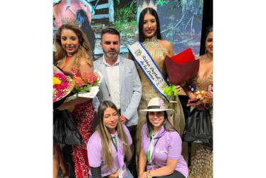 Stefhany Duque Herrera, nueva reina del Reinado Departamental de la Lana en Marulanda (Caldas). 