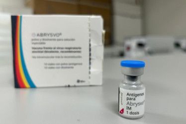 El medicamente para los bebés. 