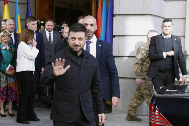 El presidente de Ucrania, Volodimir Zelenski. 