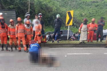el hecho se registró a las 2:50 p. m., a pocos metros del control de buses intermunicipales, antes del retorno de La Romelia, 