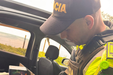 La pólvora iba en un carro.