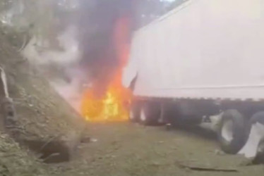 La explosión ocurrió a la altura del municipio del Patía (Cauca), cuando explotó un camión aparentemente abandonado a un costado del tramo de la vía Panamericana que conecta con el vecino departamento de Nariño.